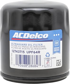 ACDelco GM Original Equipment UPF64R 12743715 Oil Filter