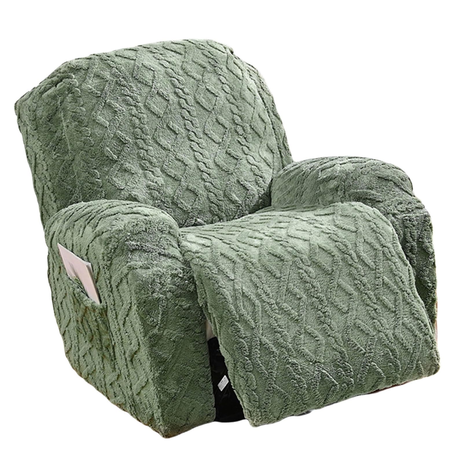Housse canapé inclinable 1 place housse de protection fauteuil polyester