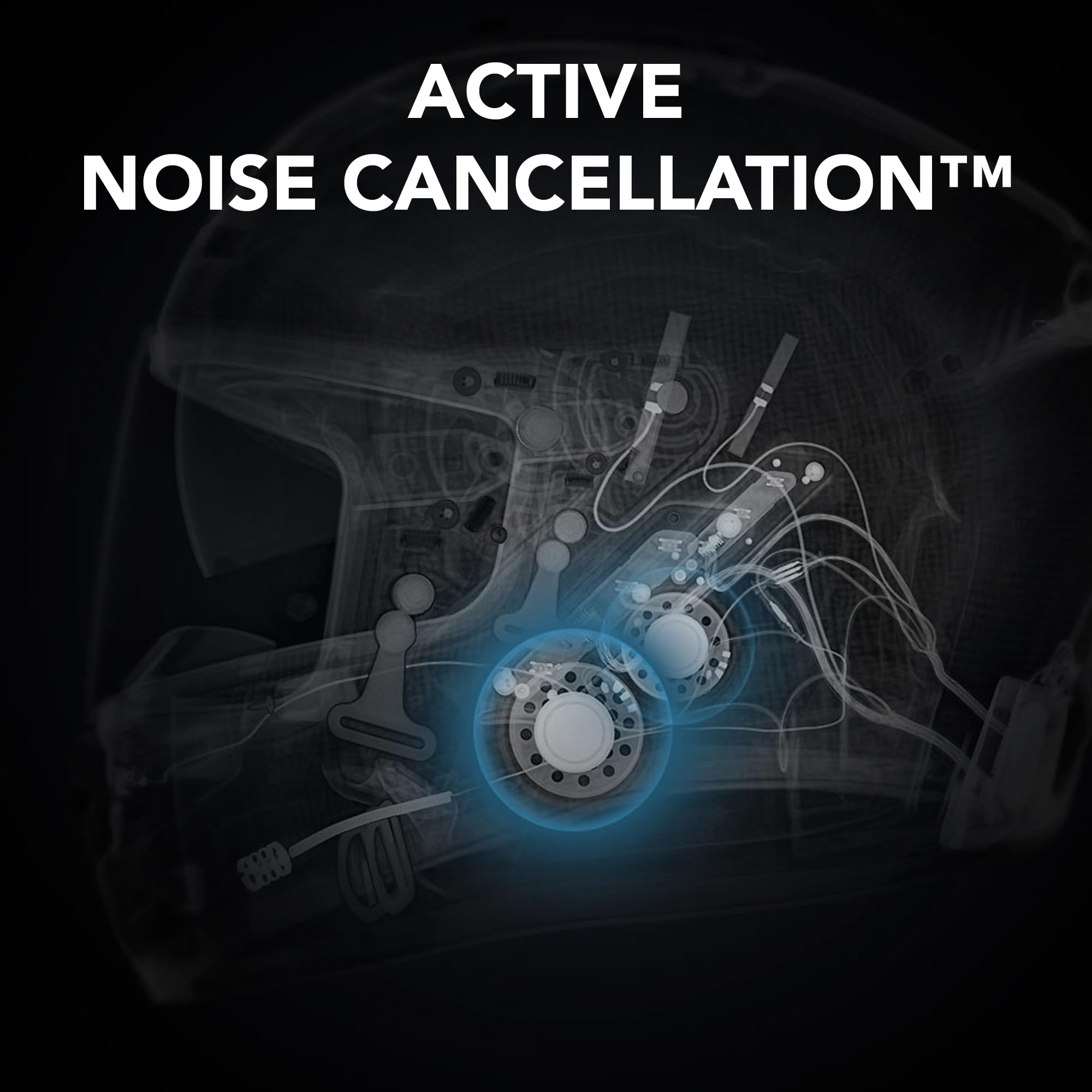 Sena Phantom ANC Casque de Moto intégral Intelligent avec Communications intégrées et contrôle Actif du Bruit