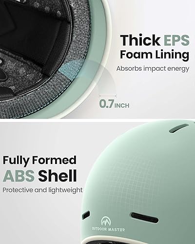 Miniatura 2 de OutdoorMaster Casco de bicicleta para adultos, casco de ciclismo ajustable para hombres y mujeres, certificado de seguridad para bicicleta,