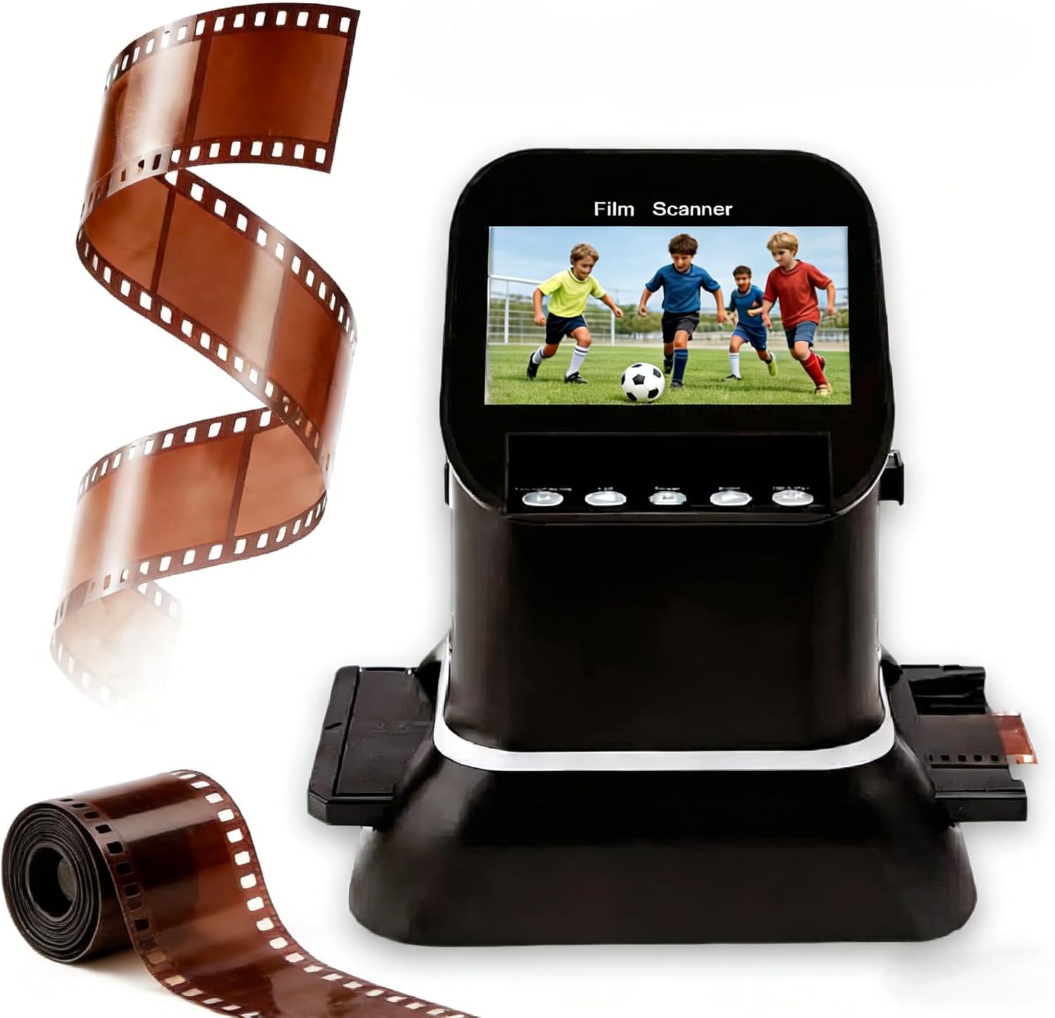 Digital Film Slide Scanner High Res Converter with Edit Preview Function Convert 35mm 135 126 127 Negative Slides to Digital JPEG