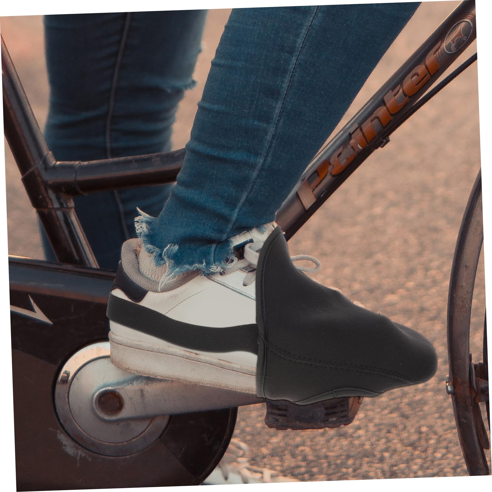 YARNOW Accessoire D'équitation Protecteur Couvre-Chaussures Réfléchissants Étanche Réutilisable Poignée Plus Chaud Couverture Bowling pour Preuve Quilles Néoprène Black