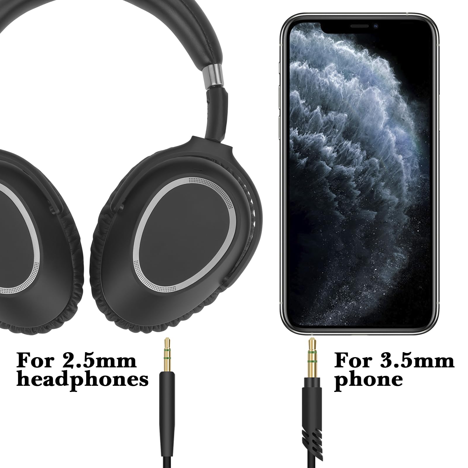 SENNHEISER GSP550 3.5mm変換プラグ付き Amazon.com: Linkidea Audio Cable for Sennheiser PXC 550, PXC 550