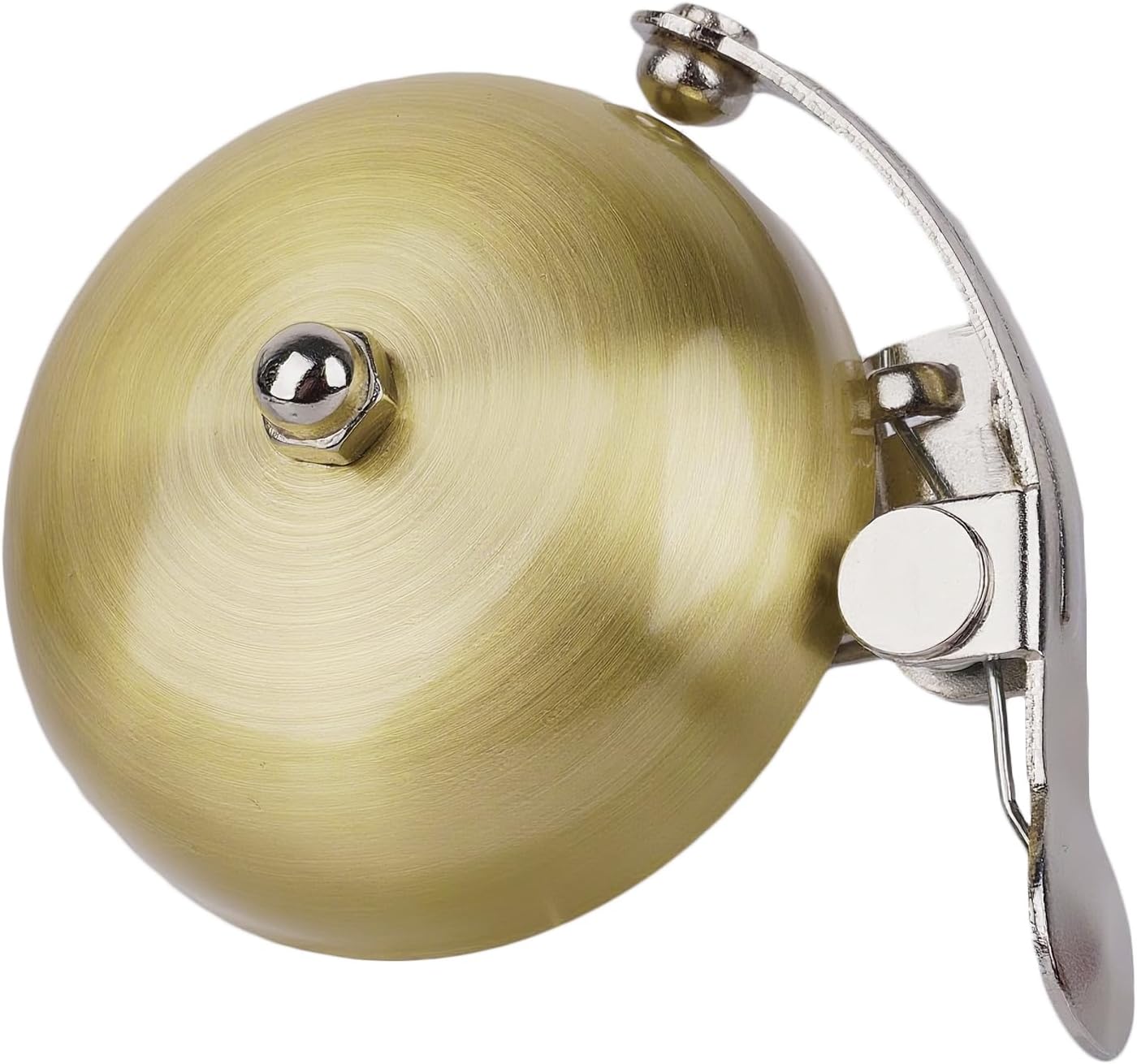 Brass Bike Bell, Bicycle Bell for Adult Bikes, Loud & Clear Sound Bicycle Bell for Adults & Kids Classic Design, Easy Installation Fits Mountain, Road, Folding Bikes and Scooters