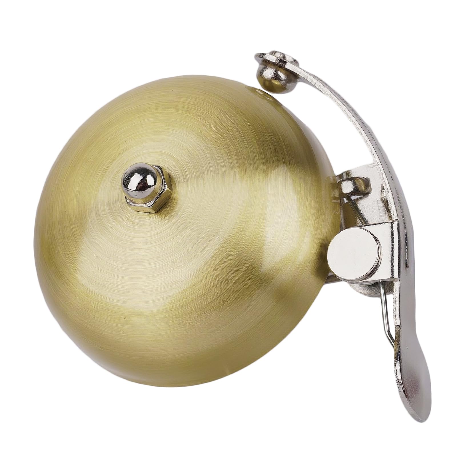 RidingRush Brass Bike Bell, Bicycle Bell for Adult Bikes, Loud & Clear Sound Bicycle Bell for Adults & Kids Classic Design, Easy Installation Fits