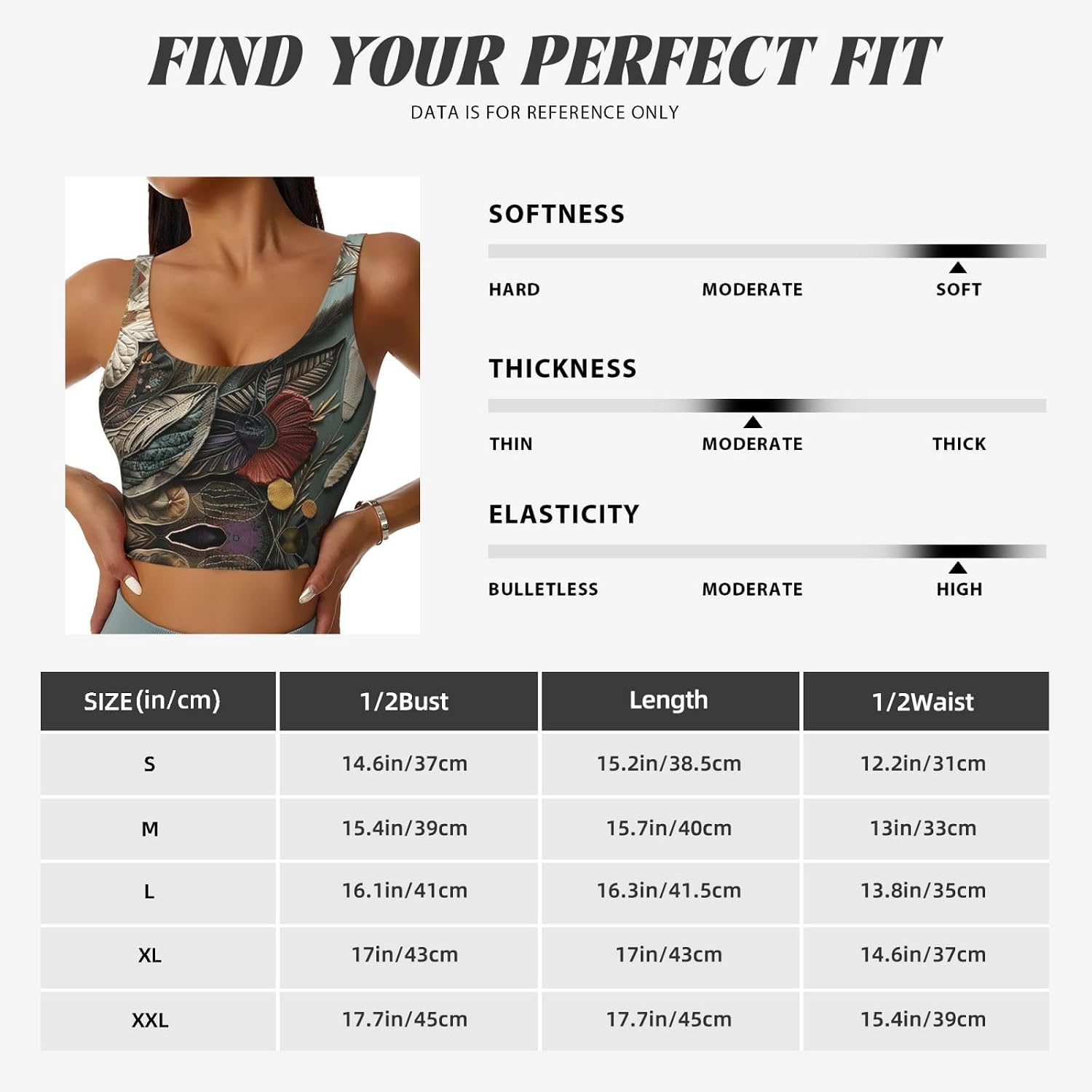 A Delightful Color Palette Women's Sports Bras - High Support Workout Tops for Women, Yoga Sports Bra, Bralettes with Support