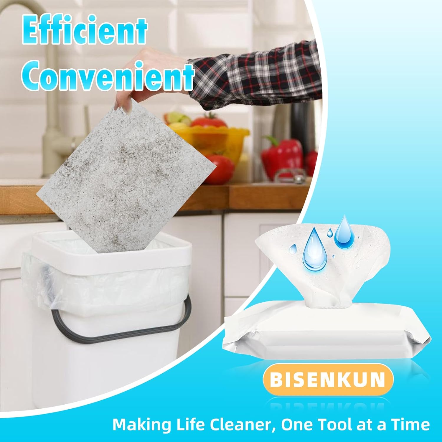36 Pcs Unscented Upgraded Wet Mop Refills for Swiffer® Sweeper Wet Pads, One Piece Cleans One Room, Wet Mopping Cloths for Swiffer® Wet Pads Refill, Mop is Not Include