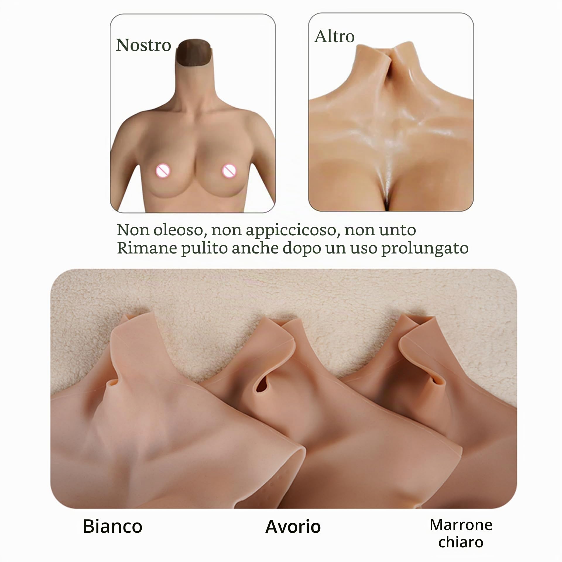7° body intero in silicone senza olio E Cup pettorale per crossdresser drag queen transgender può inserire e fare pipì nono pantaloni
