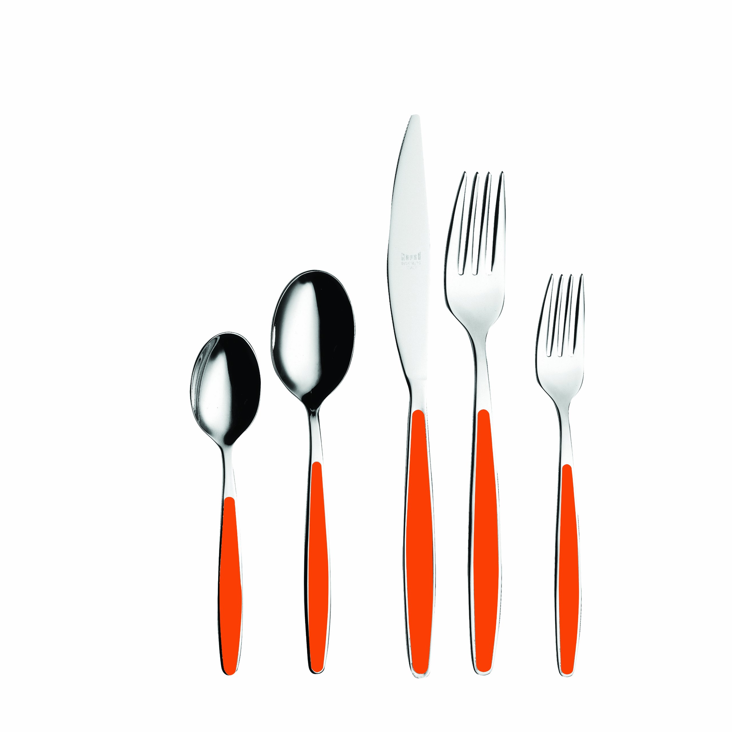 MEPRACaramella 20 Piece Flatware Set – Silver Tableware, Dishwasher Safe Cutlery