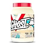 GHOST Whey Protein Powder, Marshmallow Cereal Milk - 2LB, 25G of Protein - Whey Protein Blend - Post Workout Fitness & Nutrition Shakes, Smoothies, Baking & Cooking - Soy & Gluten-Free