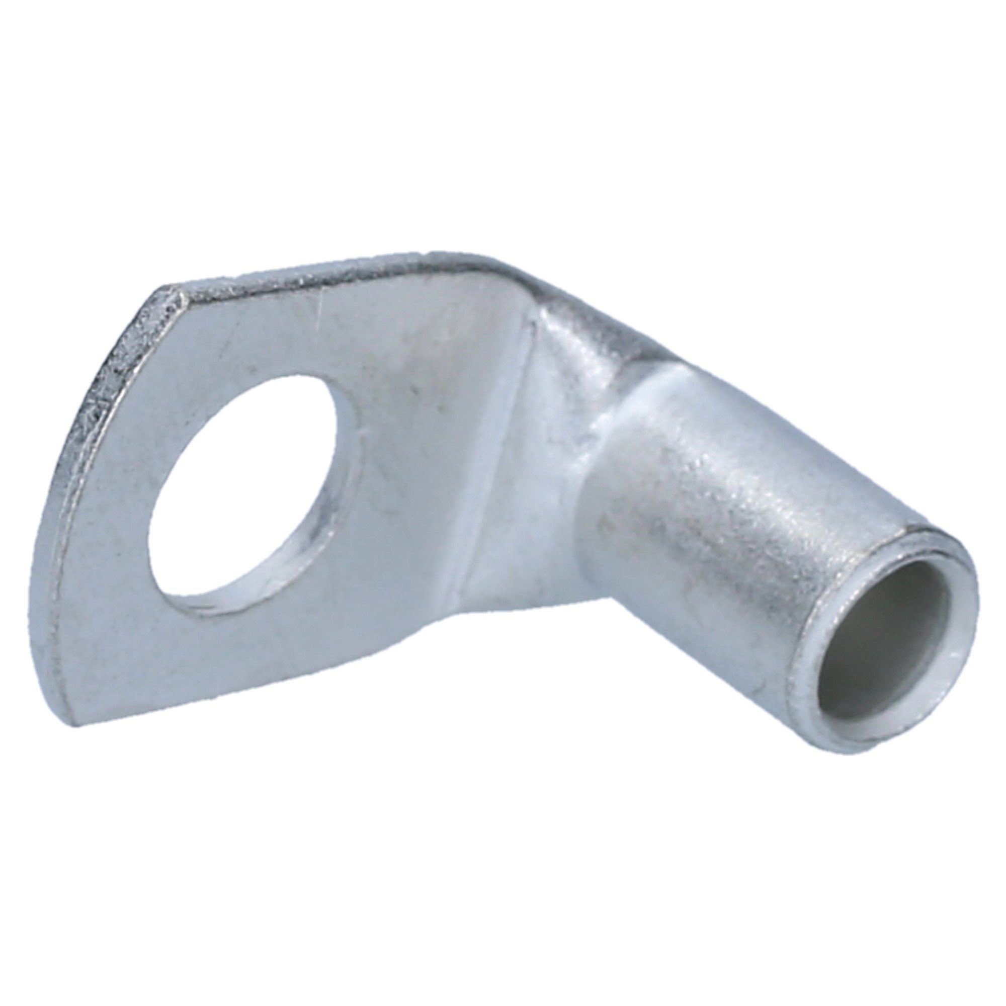 Cembre A3-L8 Lot de 10 Cosses à Œillet 16 mm² M8 Coudées 90° en Cuivre | Connecteurs tubulaires étamés unisoliert pour câbles électriques, sertissage sécurisé, idéal auto et installation maison