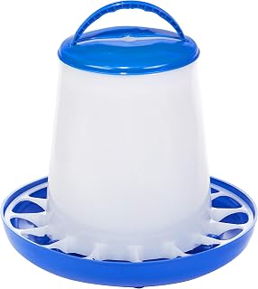 Double-Tuf® Plastic Poultry Feeder | Durable Feeding Container | Hanging Chicken Feeder No Waste | 5 Lb