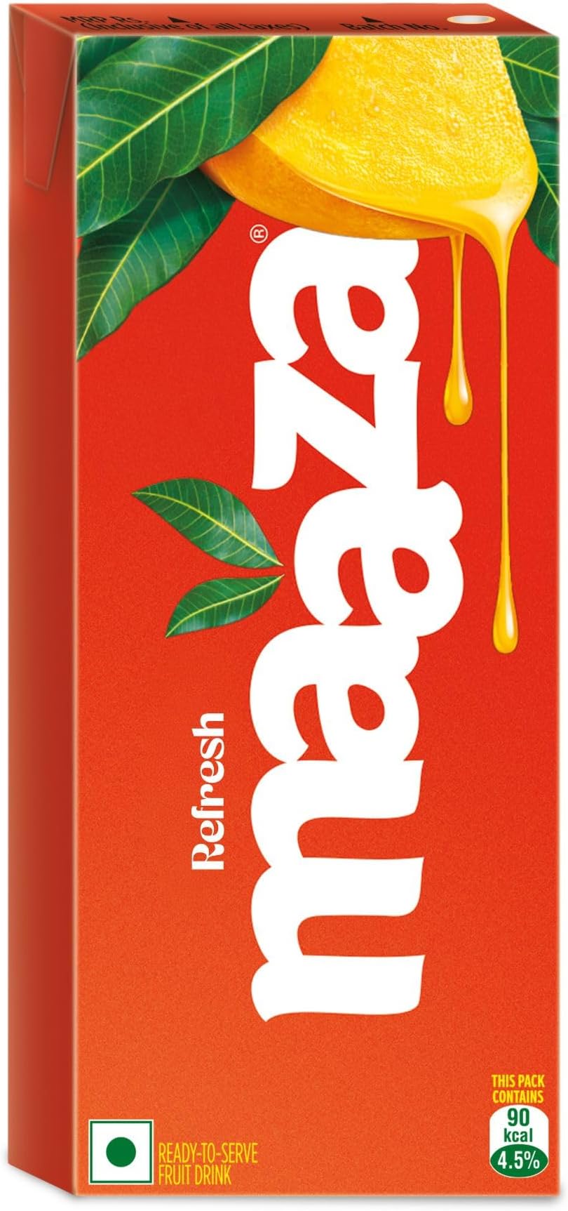 Mango Drink, Original Flavour| Ready to Serve Fruit Drink, 135ml Tetra Pack (Pack of 10)