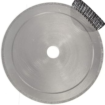 JINGLING 6" inch 150mm Diamond Lapidary Saw Blade Notched Rim 0.7mm Arbor Hole 20mm Tools for Stone
