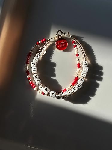 Vista 106 de FASHEWELRY 300 cuentas de letras acrílicas blancas de 0.236 x 0.236 pulgadas (0.236 x 0.236 in), cuentas del alfabeto para hacer pulseras