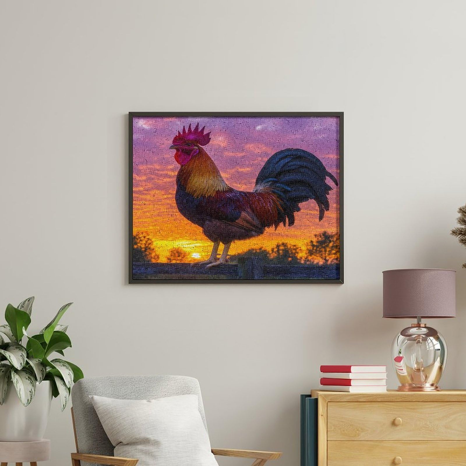 Malen nach Zahlen für Erwachsene auf Baumwolle, Ölgemälde zum Selbermachen oder Geschenk, Heimdekoration, 40 x 50 cm