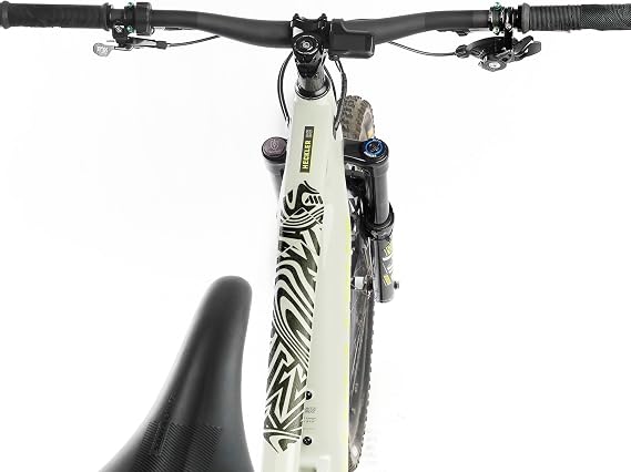 واقي إطار دراجة MTB - قرص العسل 380 ميكرون PVC - واقي عالمي للمنحدرات والتحمل - مجموعة مكونة من 18 قطعة - Combat Camo White
