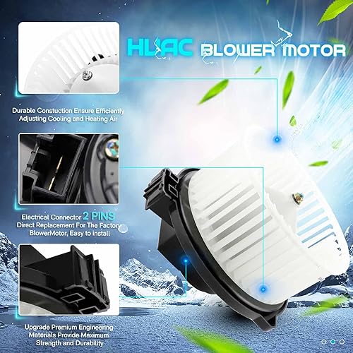 Miniatura 4 de Ventilador del motor del ventilador del calentador 72223-FJ001 700290 75081 se adapta a Subaru Forester 2014-2018, Subaru Impreza 2012-2016, Subaru