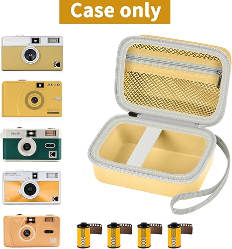 Miniatura 2 de Grapsa Funda para cámara digital compatible con KODAK EKTAR H35 H35N cámara de película de medio marco, organizador de almacenamiento para cámara