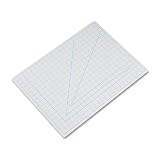 Self-Healing Cutting Mat, Nonslip Bottom, 1" Grid, 18 x 24, Gray – view 1