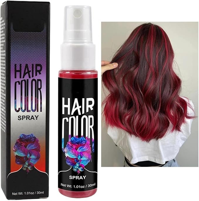 Red Hair Dye,Temporary Red Hair Spray,Hair Colour Spray,Hair Dye Spray