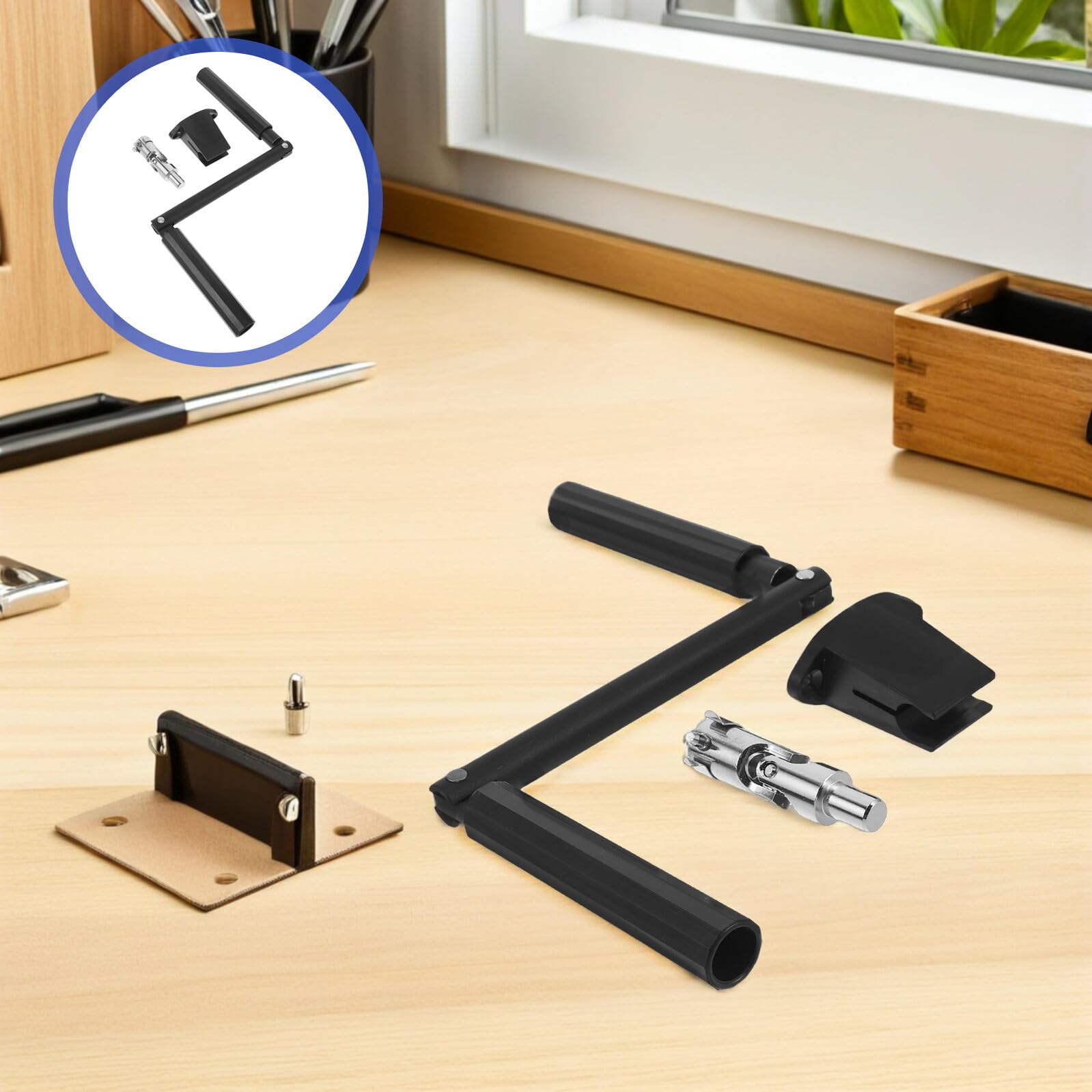 Didiseaon Manivelle de Fenêtre Manuelle Robuste pour Auvents de Camping-Car Poignée Ergonomique Remplacement pour Volets Roulants et Stores Accessoire Pratique pour Balcons et Espaces