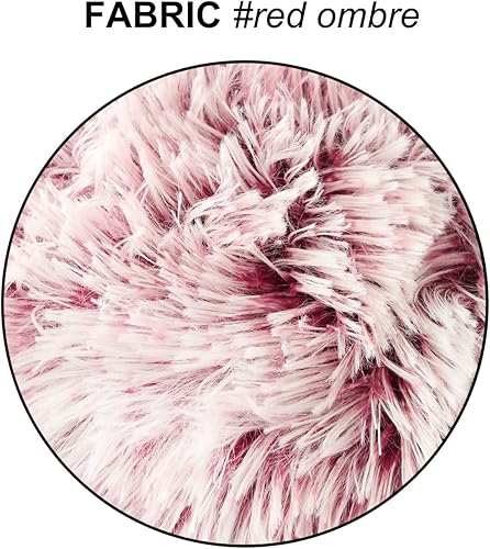 Miniatura 9 de Uhomy - 2 paquetes de fundas de cojín decorativas para el hogar, piel sintética de felpa súper suave, serie de lujo, color degradado, para sofácama.