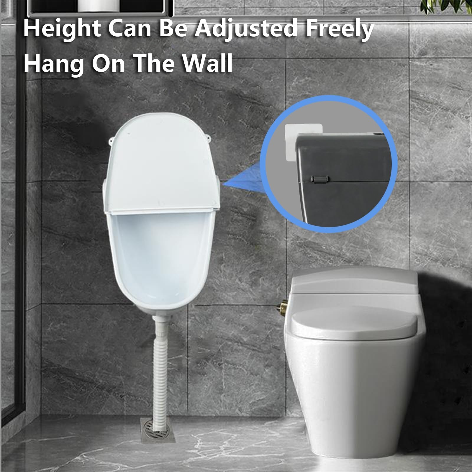野外トイレ　男子トイレ Amazon.co.jp: 男性用トイレ小便器 男性用水なし小便器（蓋付き） 仮説