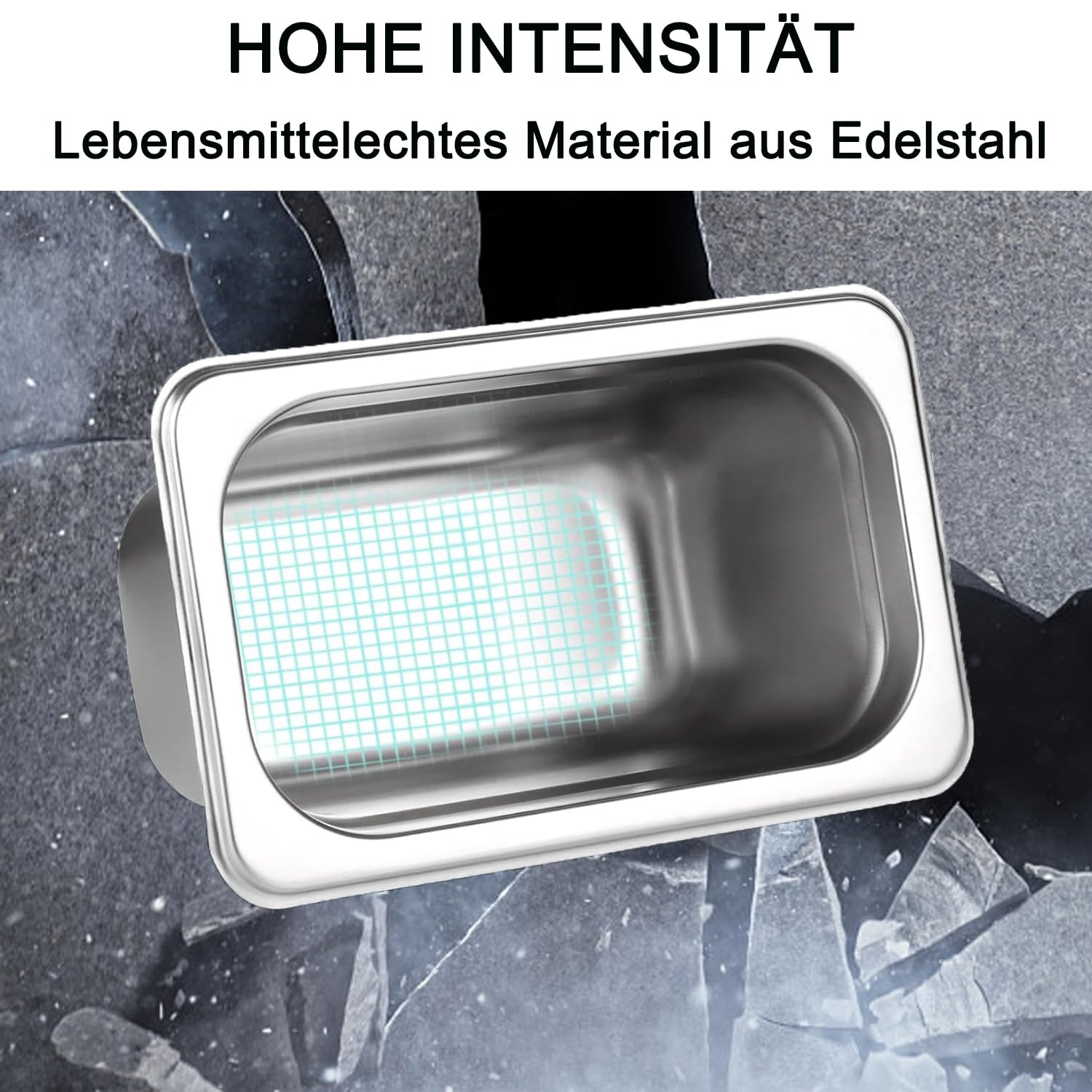 4 contenitori GN 1/9 in acciaio inox con coperchio, 100 mm di altezza, contenitore per alimenti in acciaio inox, contenitore per alimenti, 17,5 x 11 x 10 cm