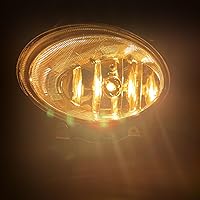 Vista 9 de Boxlight - Luces antiniebla compatibles con Hyundai Santa Fe 2007 2008 2009, un par de luces antiniebla con lente transparente para parachoques