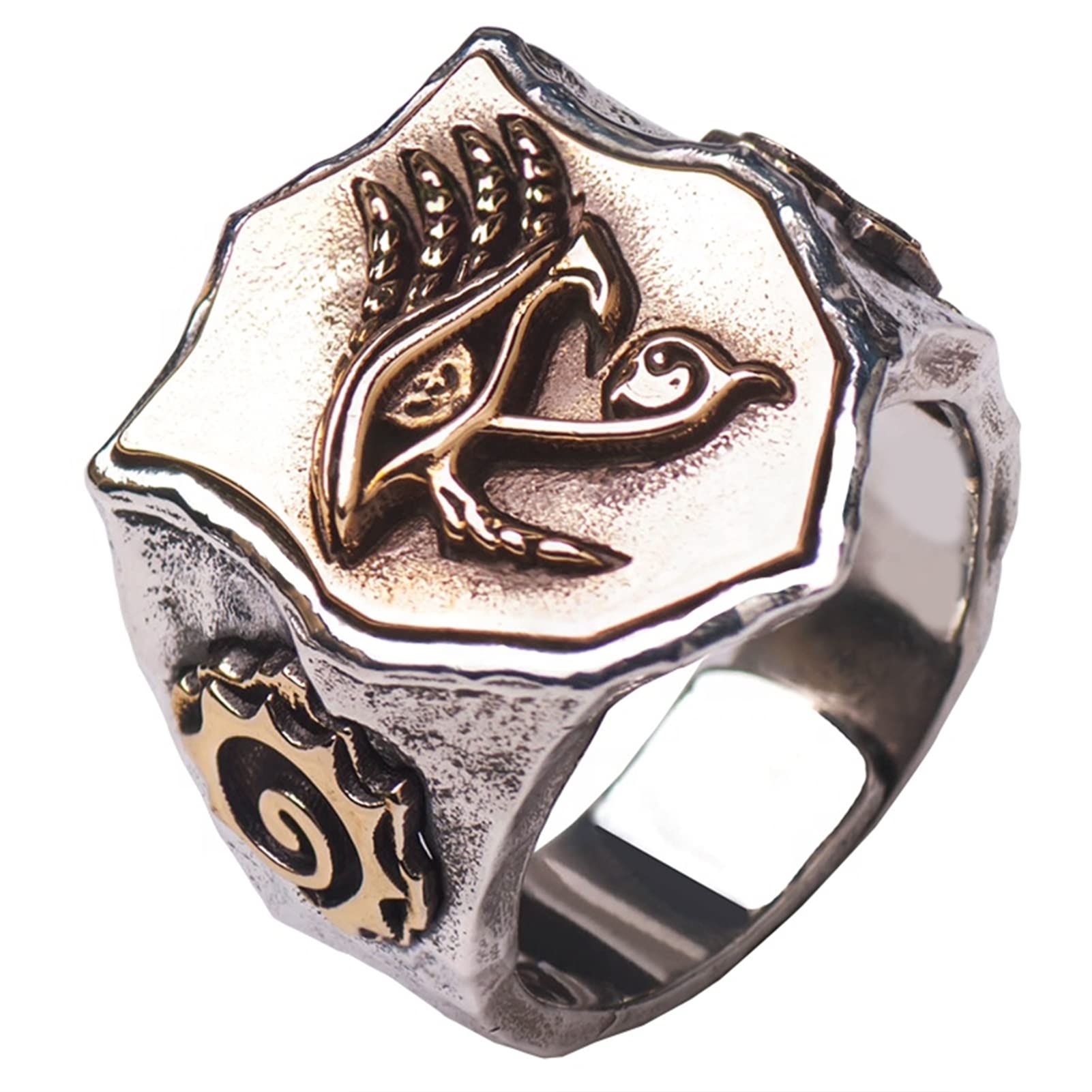 Bague Oeil de Horus cadeau idéal en argent S925 anneau protecteur pour homme et femme