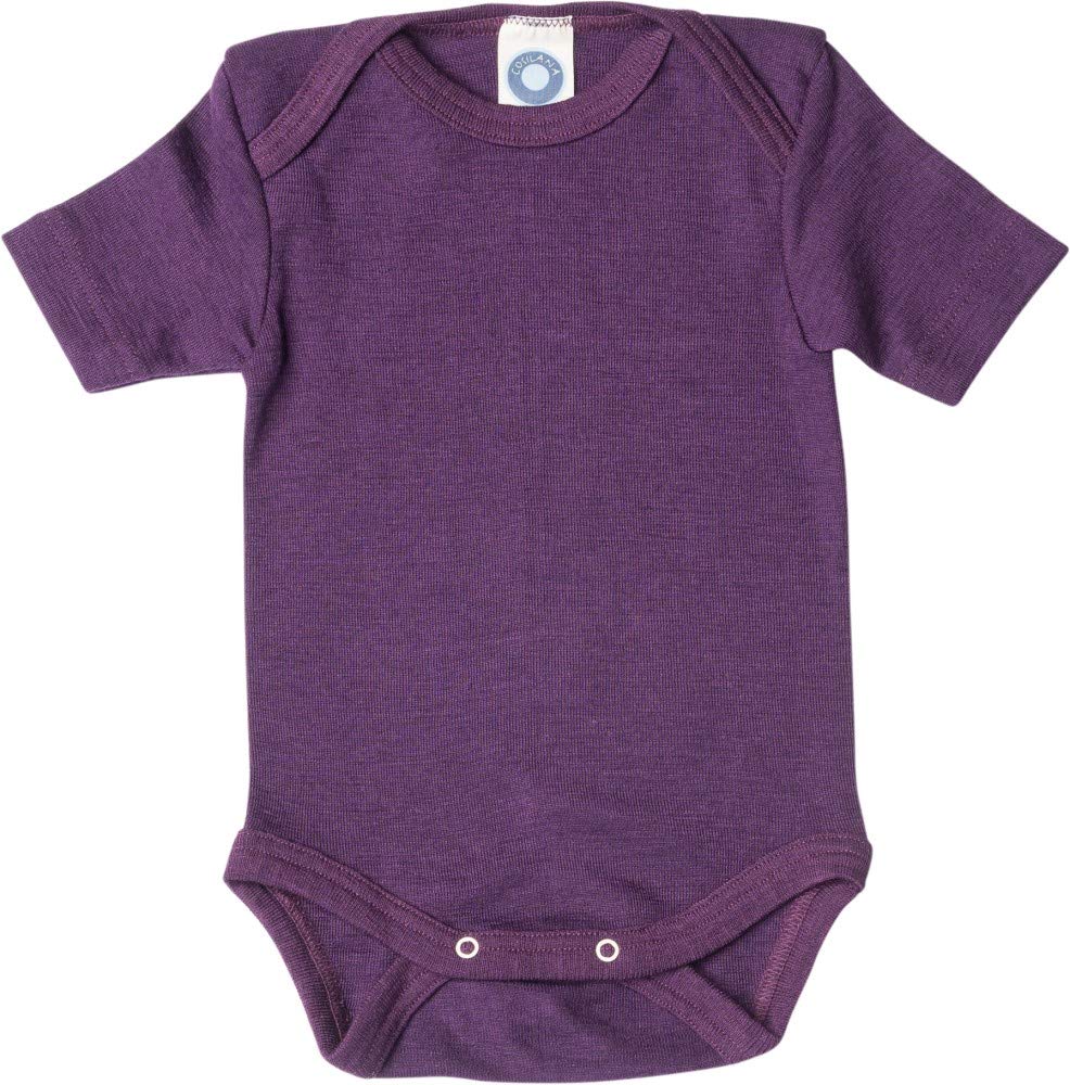 Cosilana, Baby Body Kurzarm, 70% Wolle, 30% Seide