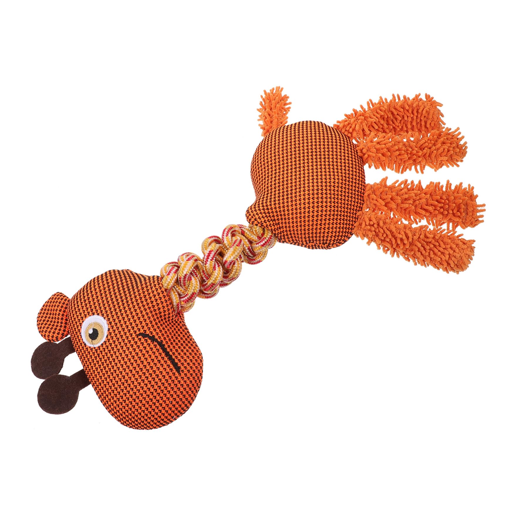 Mipcase Cuerda Algodon Juguete Cuerda De Algodón En Forma De Jirafa Perro Masticar Cuerda Suministros PP Algodón Limpio Juguetes para Perros Cachorros