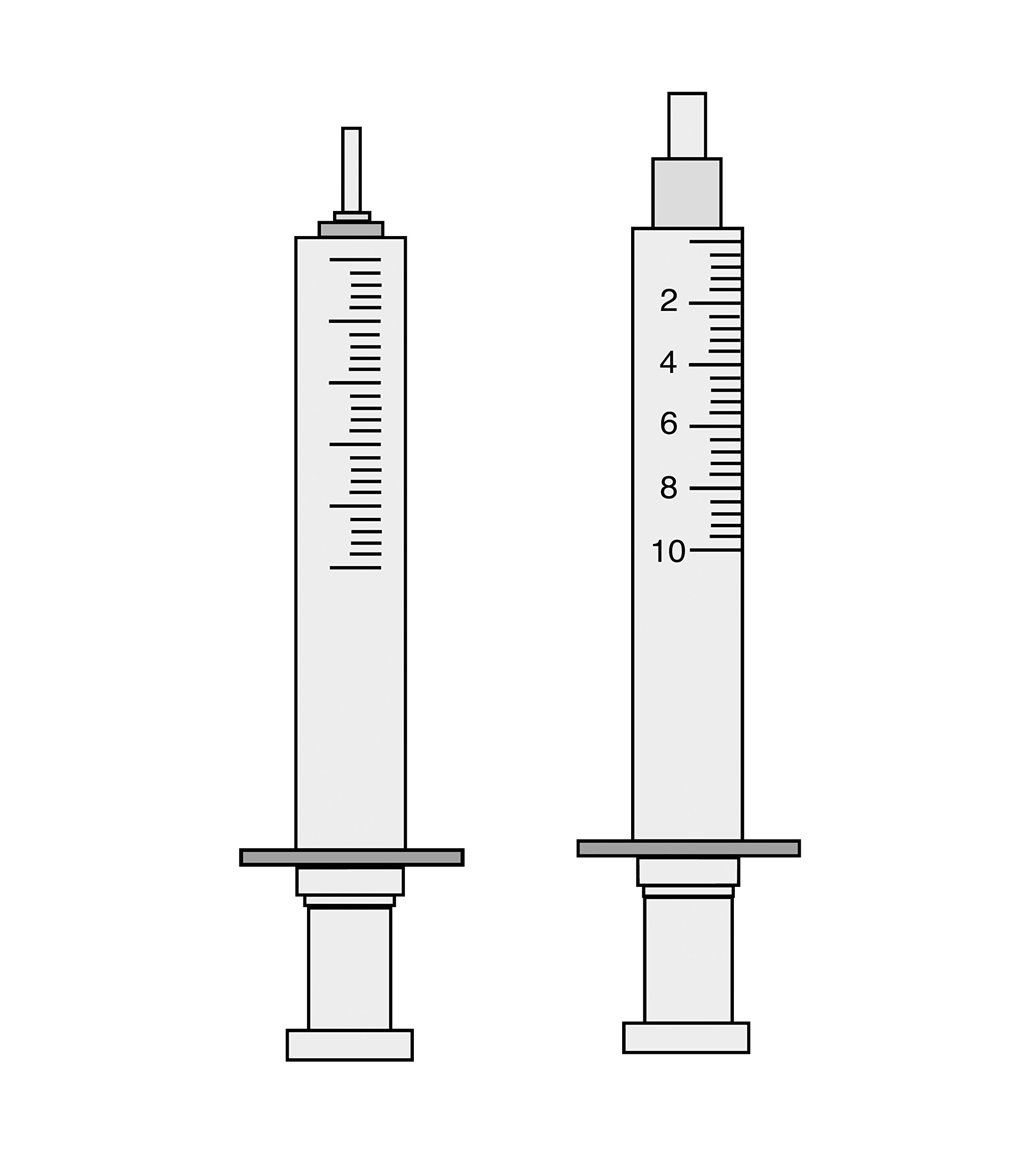 neoLab E-4233 all-glass syringe, Luer cone, 5 ml, borosilicate glass