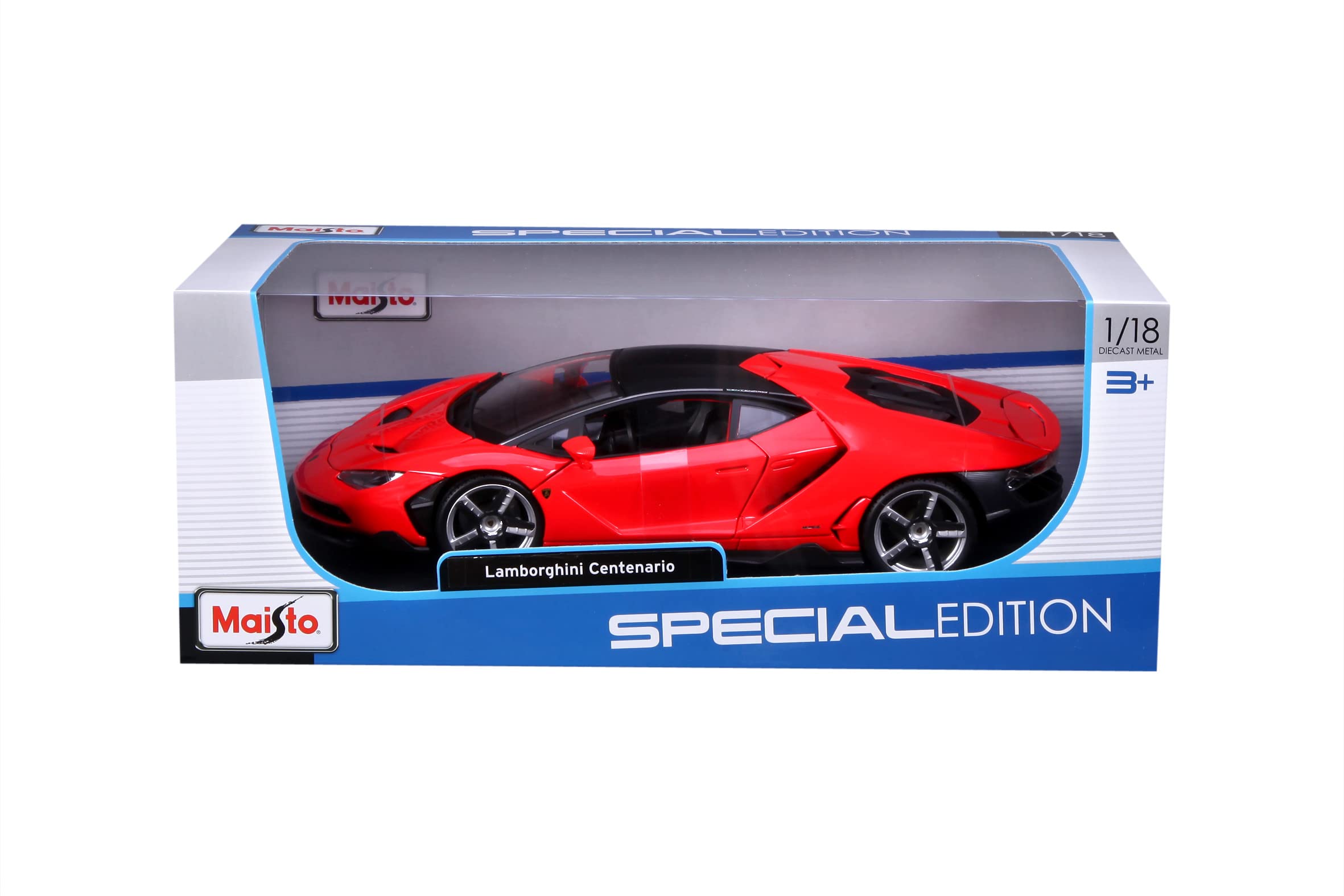 Maisto- May Cheong GROUP-MAISTO-1/18 Lamborghini Centenario-Orange-Vehículo Infantil a Partir de 3 años-M31386O, M31386O