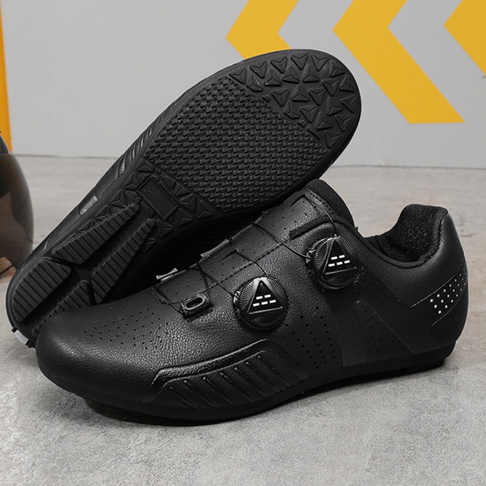 Scarpe da Ciclismo Uomo Donna con Suola in Gomma Scarpe da Mountain Bike per Bici da Strada Anti-Scivolo All'aperto Zapatillas De Ciclismo