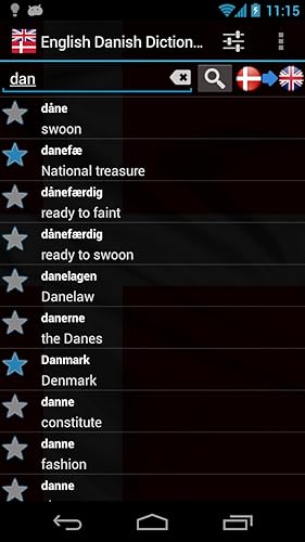 Offline English Danish Dictionary