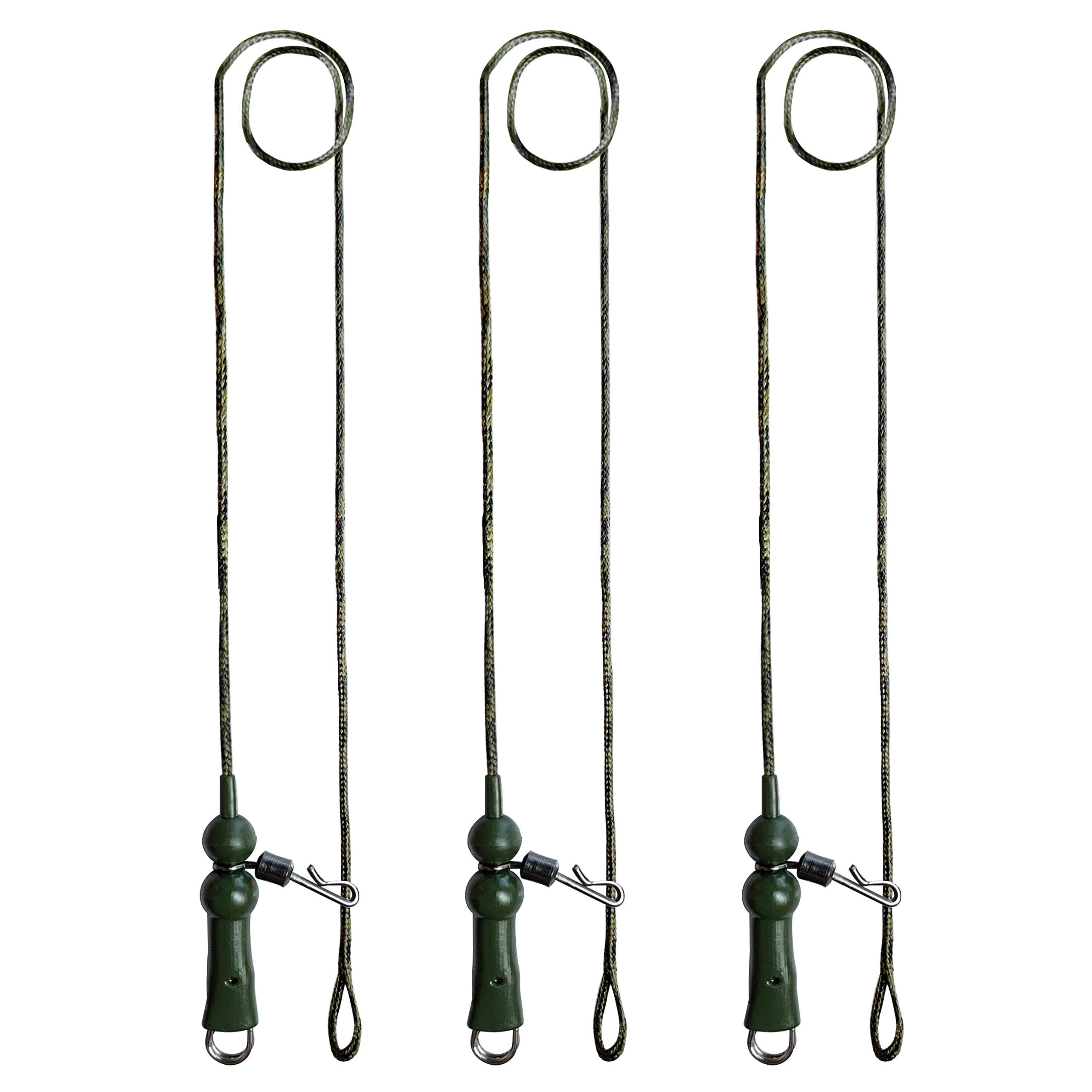 NewShot3x Ready Tied Leadcore Leaders Hybrid Lead Clip, Sleeve, QC Swivel for Carp Fishing