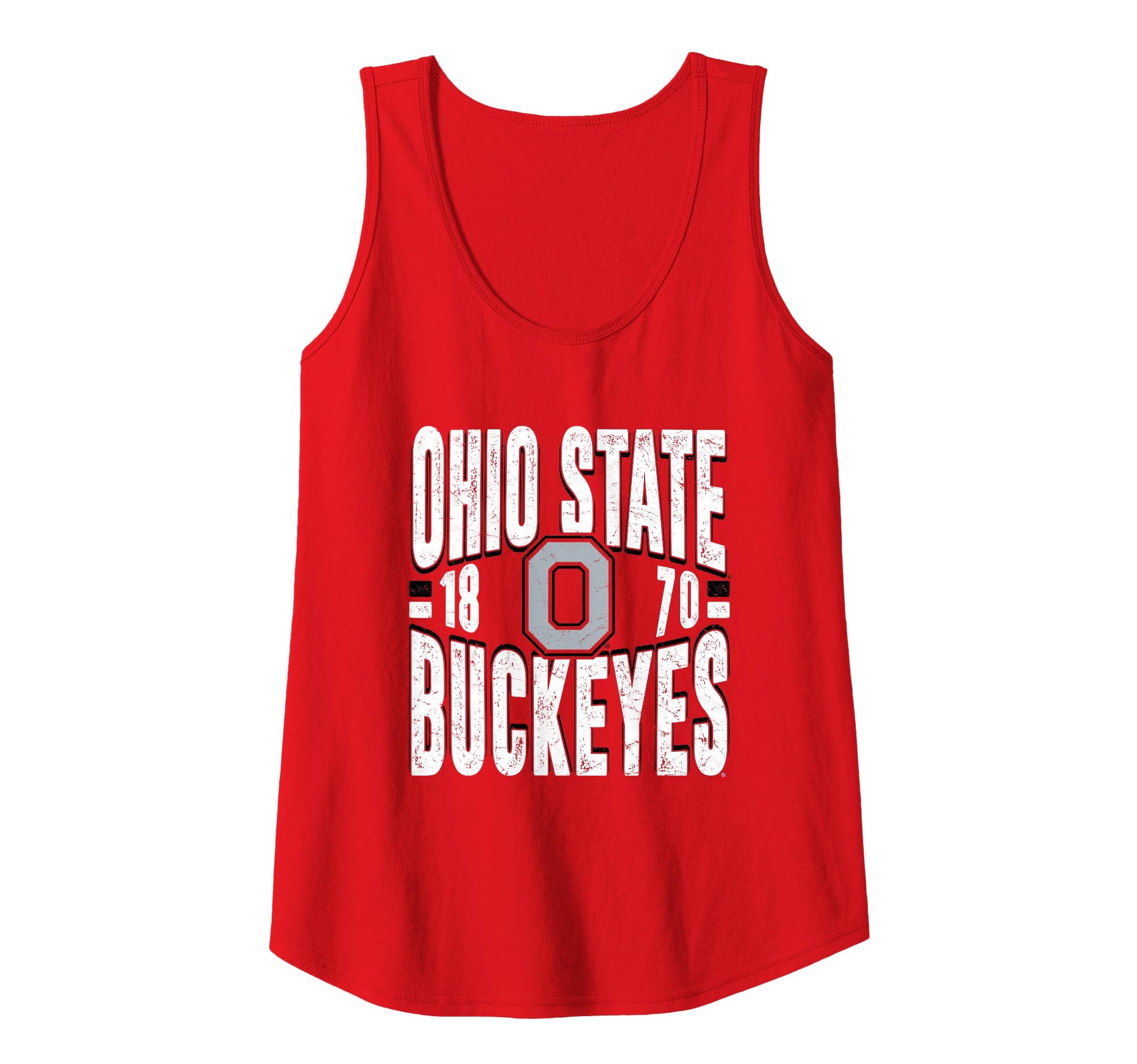 Ohio State Buckeyes Vintage 90's Retro Red Tank Top