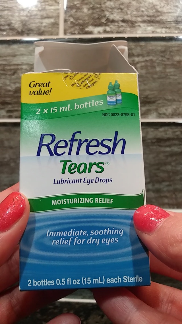 refresh tears lubricant eye drops walmart Refresh Tears Lubricant Eye Drops - 0.5 fl oz, Pack of 4 main image 1