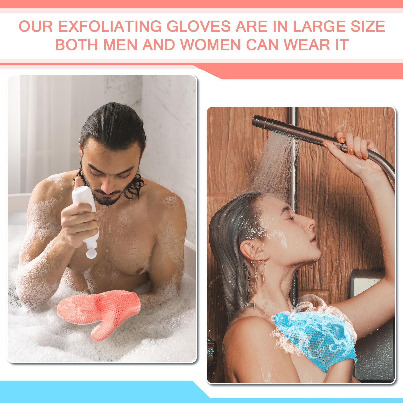 Karenhi Rękawica złuszczająca o strukturze plastra miodu, rękawica łazienkowa, do spa, peeling o strukturze plastra miodu, do prysznica ciała, peeling o strukturze plastra miodu, gąbka, pod prysznic,