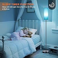 Vista 51 de FRIDEKO HOME Paquete de 2 lámparas de pie para sala de estar, colores regulables, temperatura y brillo, lámpara de pie moderna con control remoto