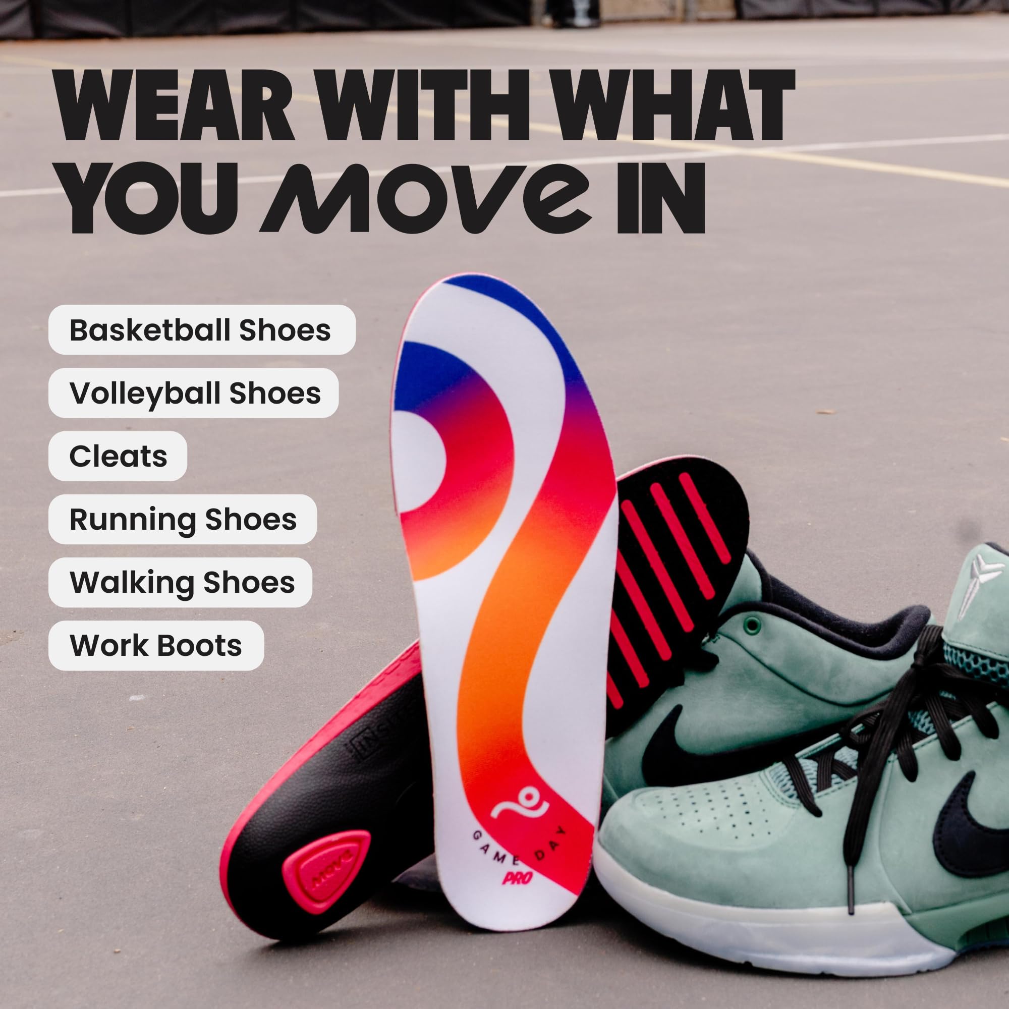 Amazon.com: MOVE Game Day Pro- Ultimate Performance Sports Insoles
