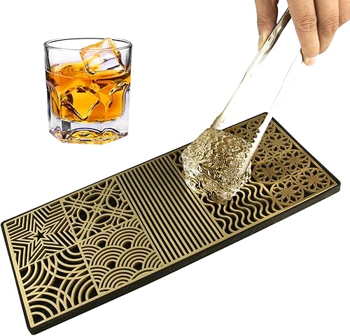 Prensa de hielo para manualidades, moldes de hielo modernos para cócteles, whisky, bourbon maker, latón, sello personalizado para cubitos de hielo,
