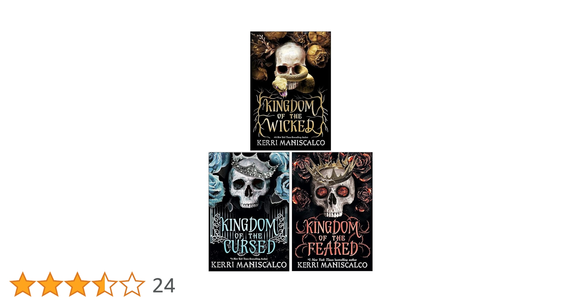 Kingdom of the Wicked Series 3 Books Collection Set [Kingdom