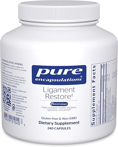 Pure Encapsulations - Restauración de ligamentos - Suplemento dietético ayuda a mantener tendones, ligamentos y articulaciones saludables - 240