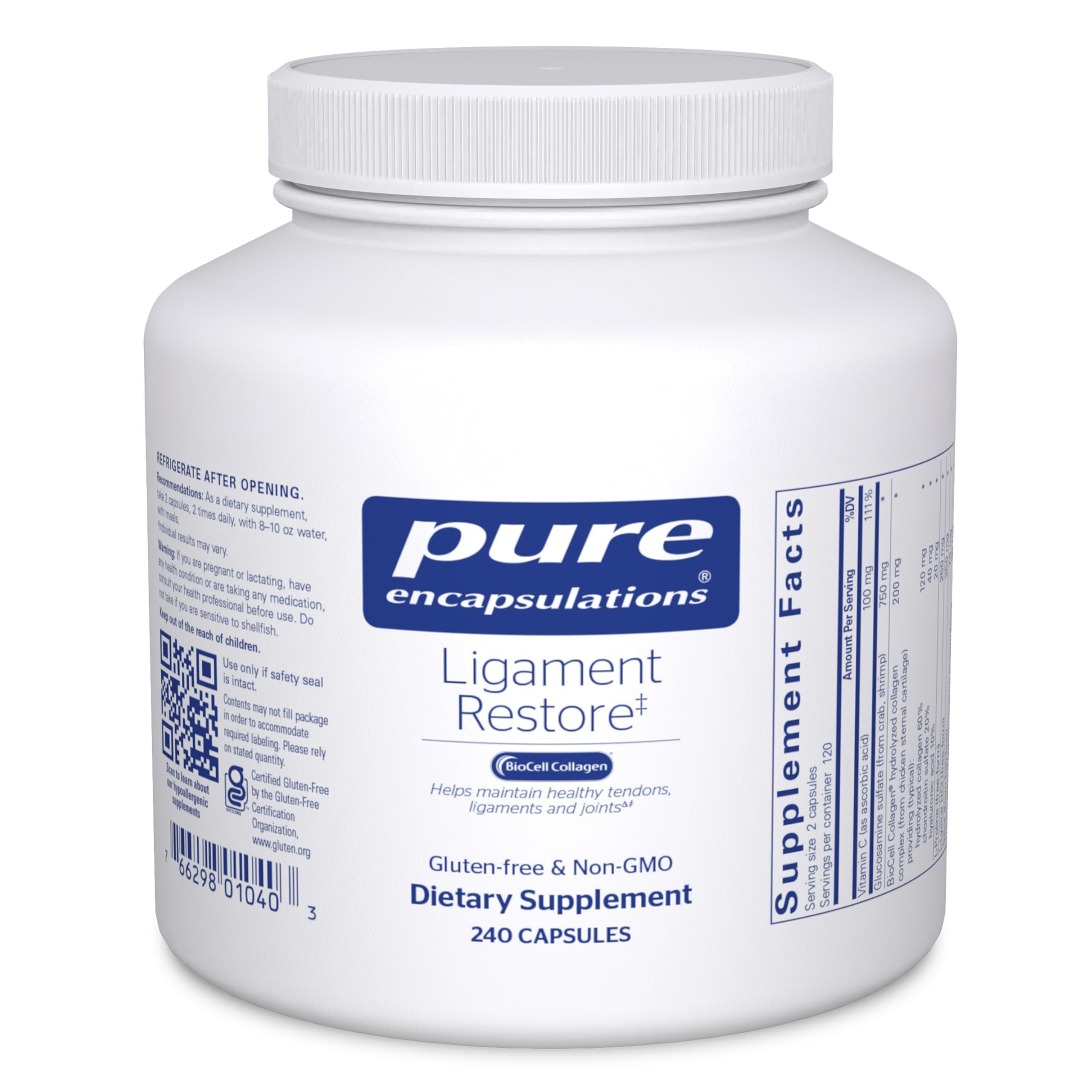 Pure Encapsulations - Ligament Restore, 120 Capsules — Amazon image 8