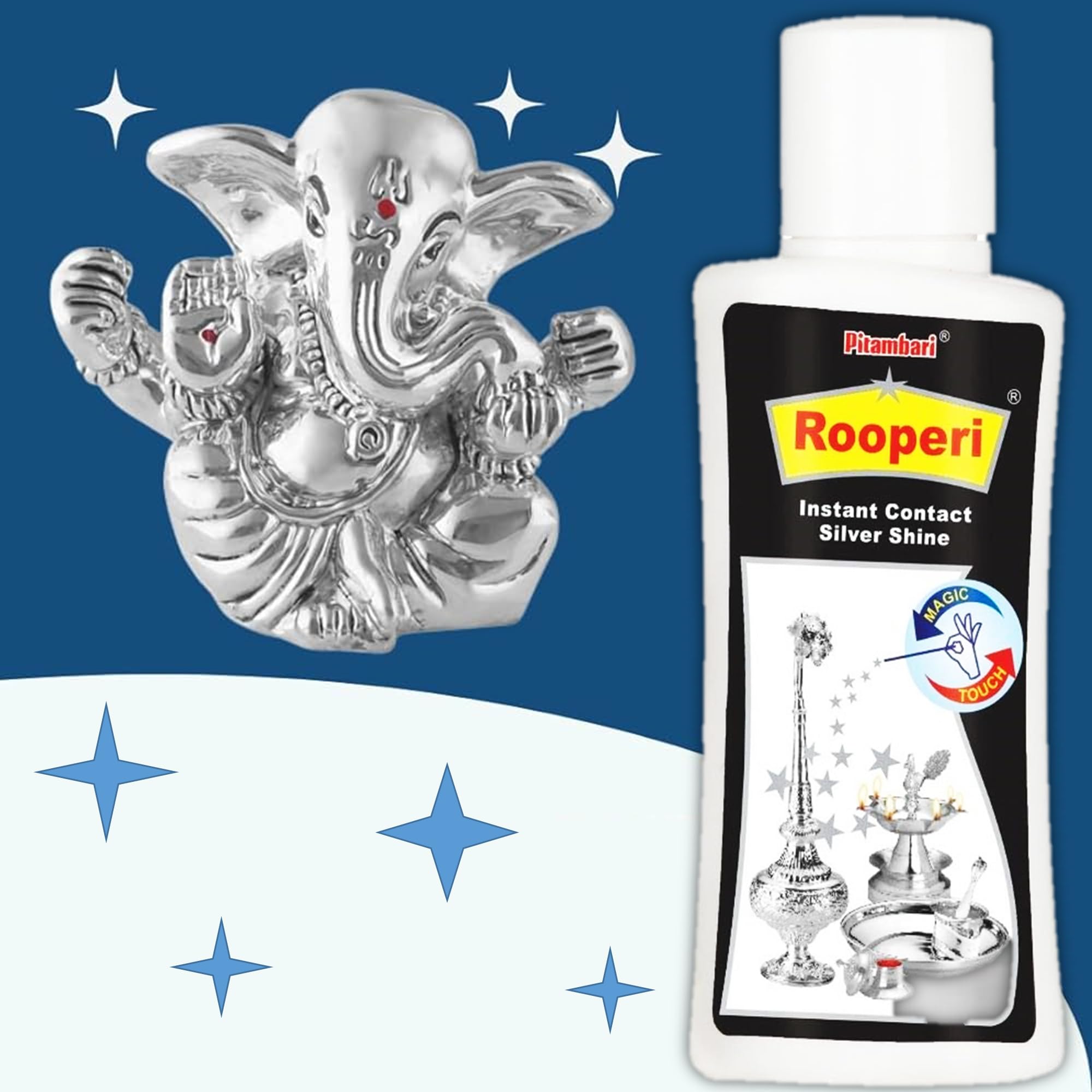 See full amazon price history chart for Pitambari Rooperi Silver Shine,Instant Silver Cleaner Liquid, Instant Cleaning For Jewellery, Articles And Silverware 50ml Pitambari Rooperi Silver Shine,Instant Silver Cleaner Liquid, Instant Cleaning For Jewellery, Articles And Silverware 50ml (B0CZ49G2DC) Amazon Price History, Amazon Price Tracker
