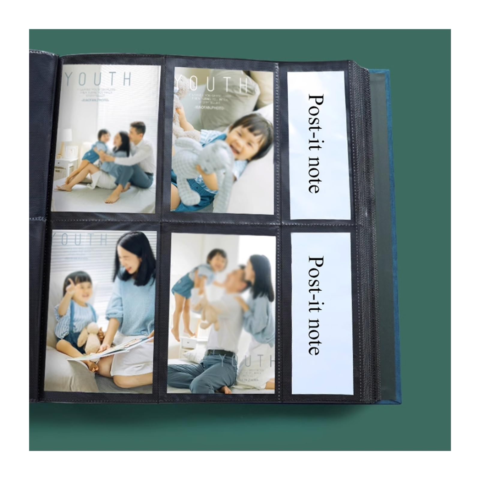 GLigeT Fotoalbum Albumbuch, Gedenkalbum, Familienausgabe, Einlage, Growing Up-Schallplattenbuch, 1066 Blatt, Alben mit großer Kapazität Fotobuch (Color : 07)