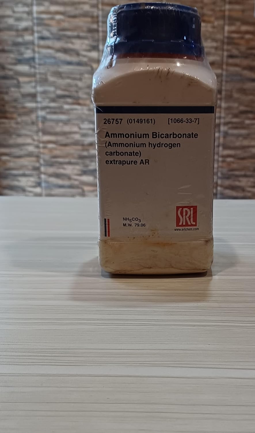 SRL 500G Ammonium Bicarbonate extrapure AR (Ammonium Hydrogen Carbonate